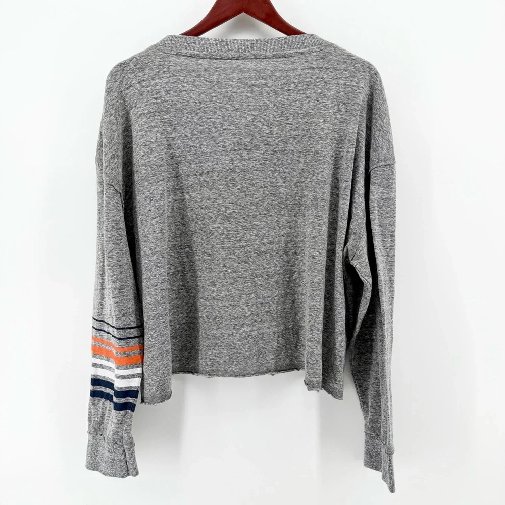 Auburn Tigers Colosseum Women’s XXL Cropped Long Sleeve Top Gray Heather Plus Sz - Picture 3 of 6